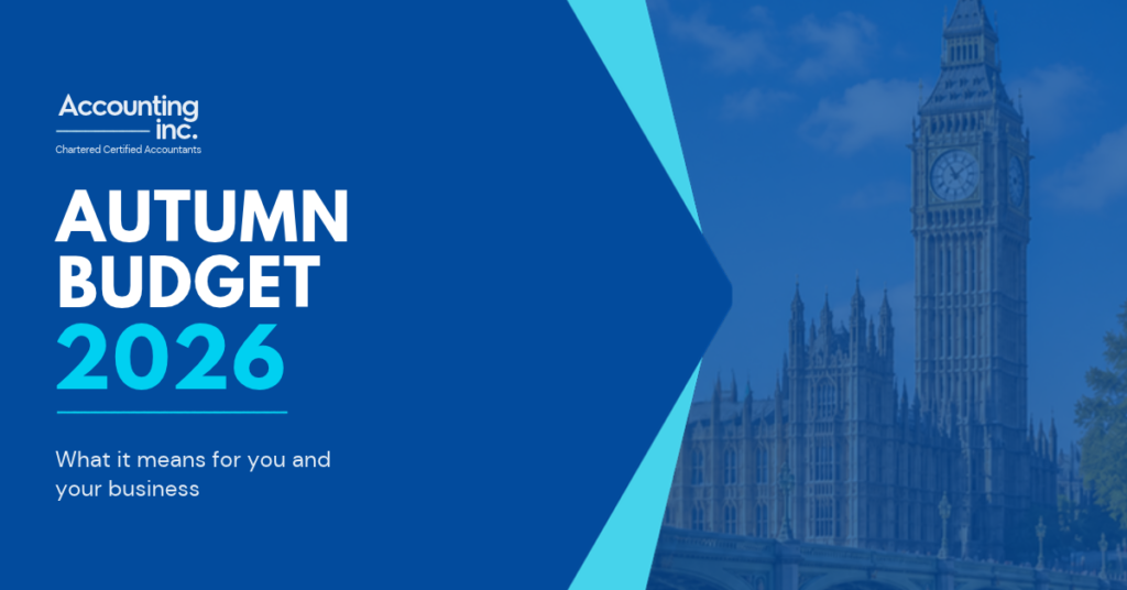 Autumn Budget 2026 tax changes for UK businesses and individuals